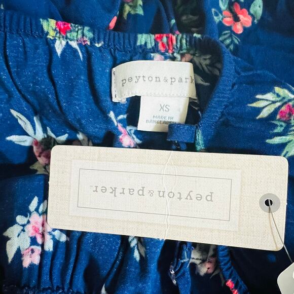 Payton & Parker Floral Spagetti Strap Maxi Dress Size XS NWT Blue - Picture 5 of 8